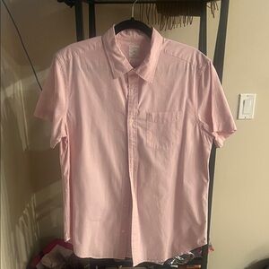 GAP Men's Light Pink Casual Button Down Shirt